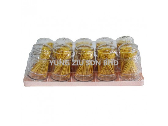 (1PCS)FULL TRANSPARENT HARD CAN TOOTHPICK